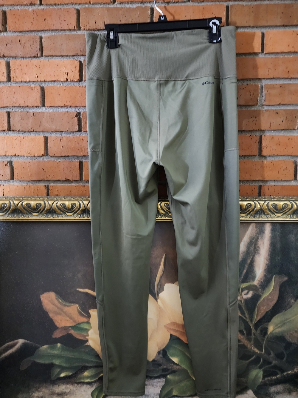 Columbia Olive Green High-Waist Leggings XL - Picture 11 of 12